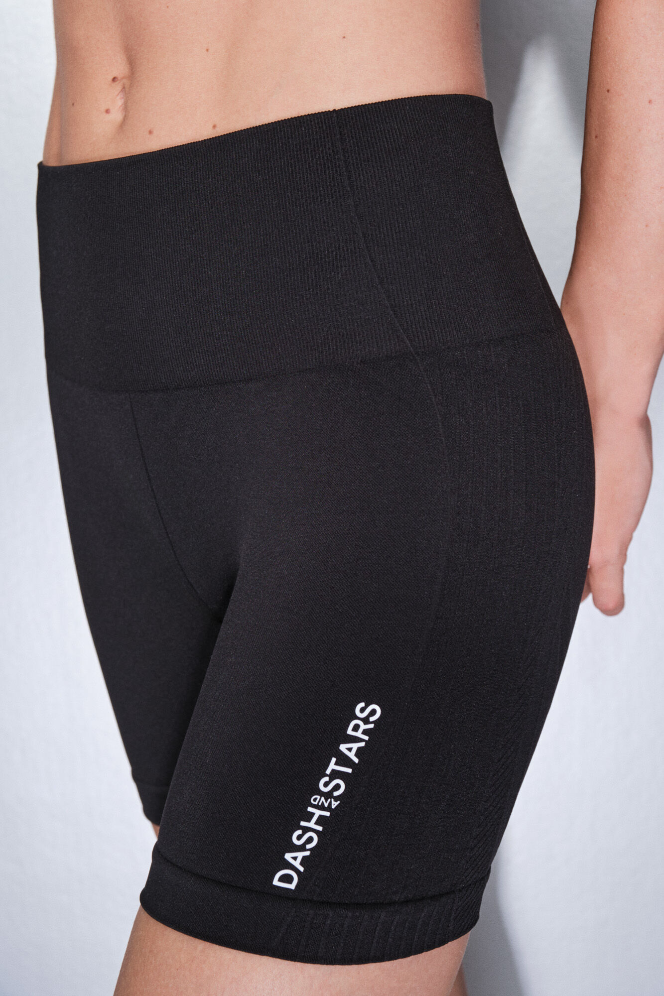 Dash and Stars Leggings ciclista SEAMLESS COMFORT negro