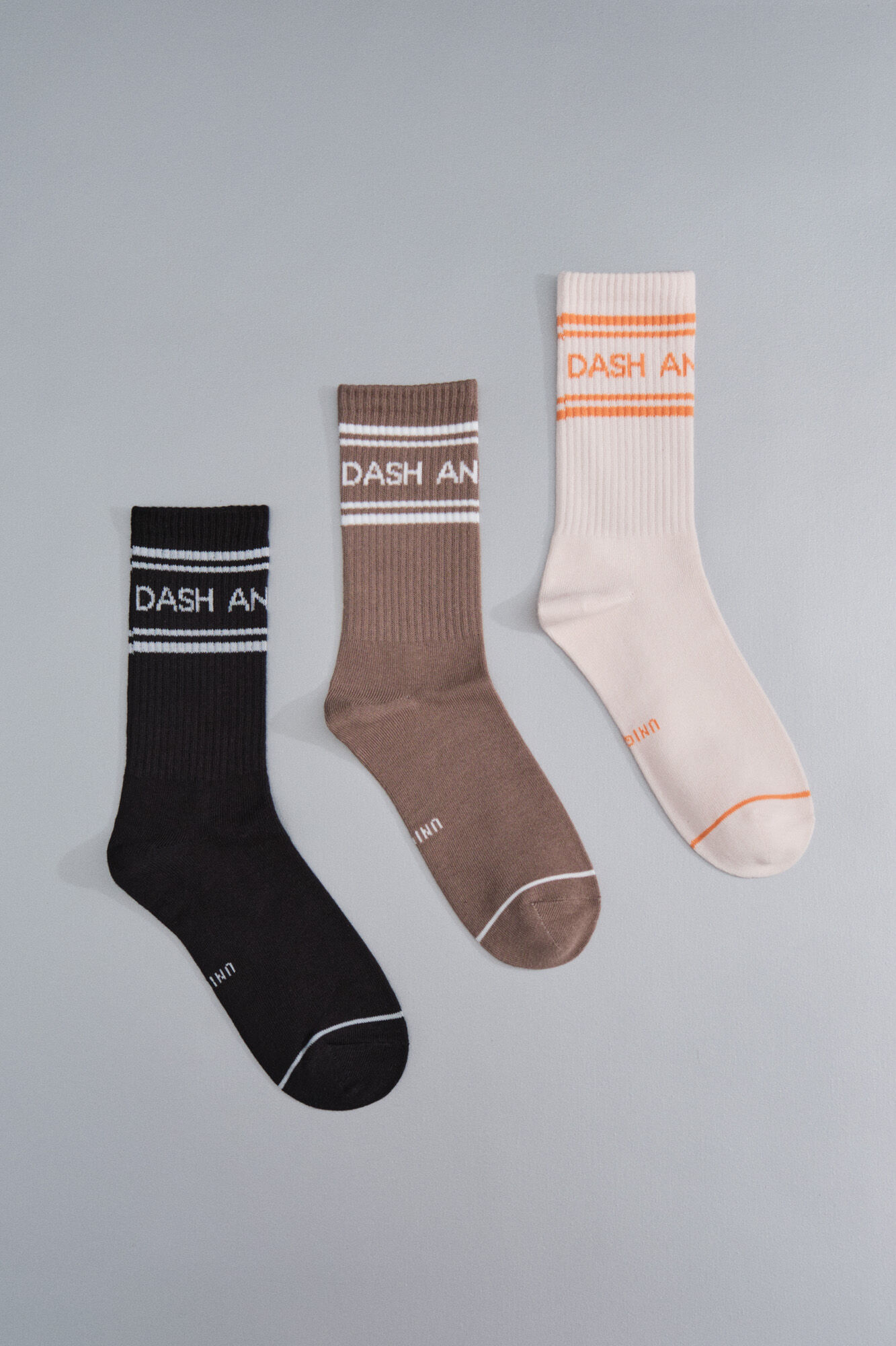 Dash and Stars Pack 3 calcetines algod&oacute;n logo