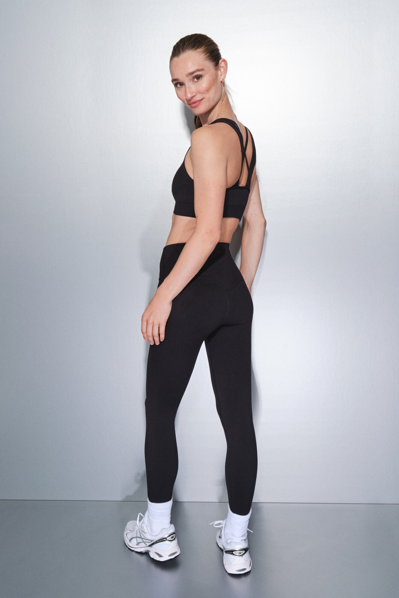Dash and Stars Leggings push up negros SEAMLESS FIT negro