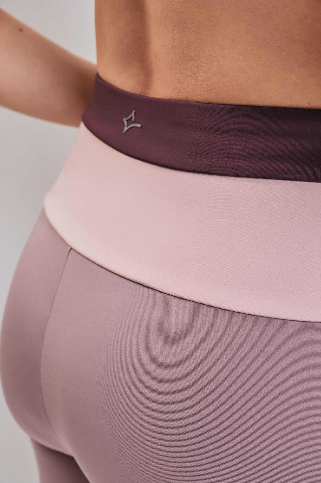 Leggings crop 4D STRETCH color block rosa | Leggings Deportivos de ...