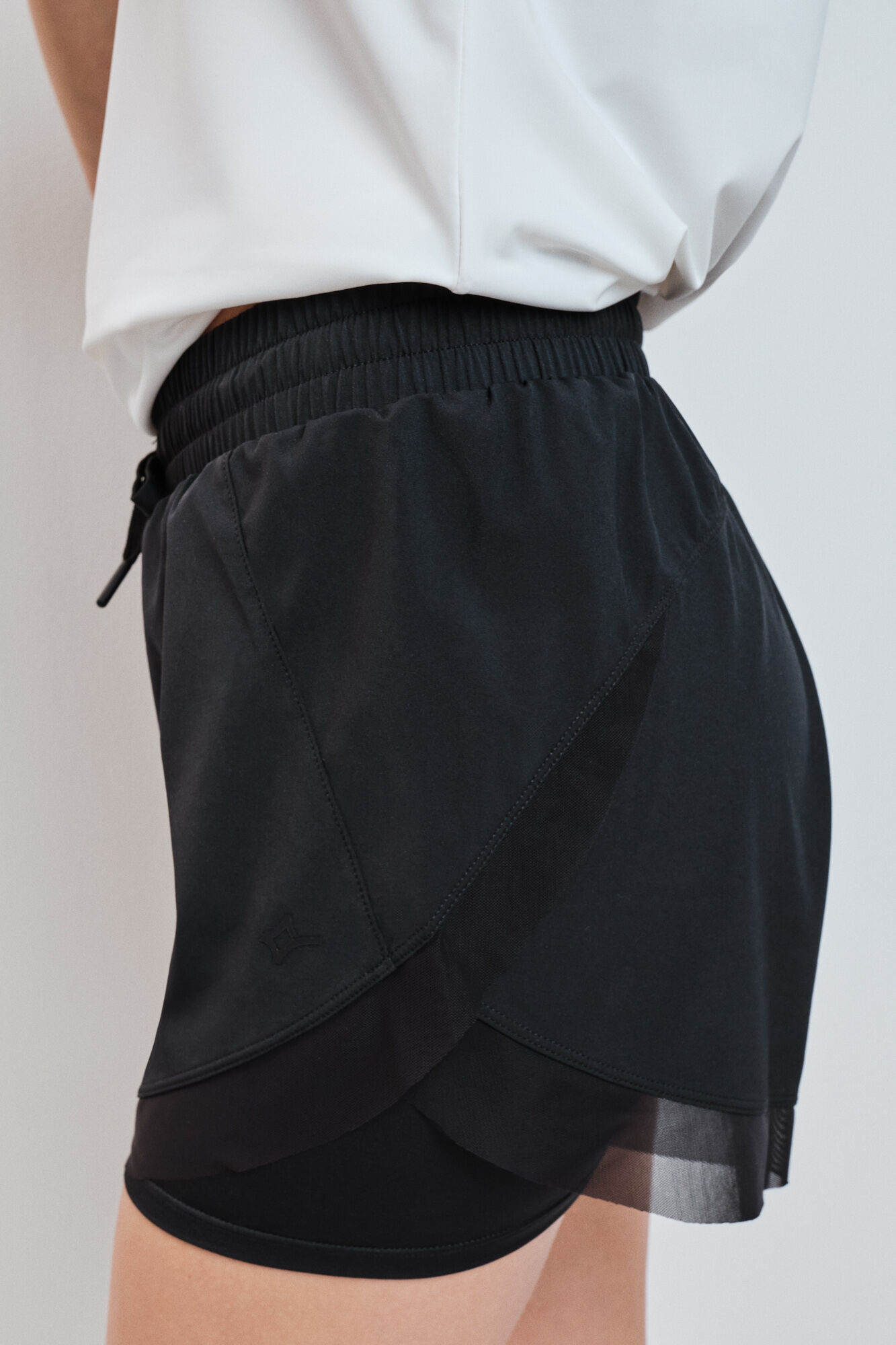 Dash and Stars Short ultra ligero malla negro negro