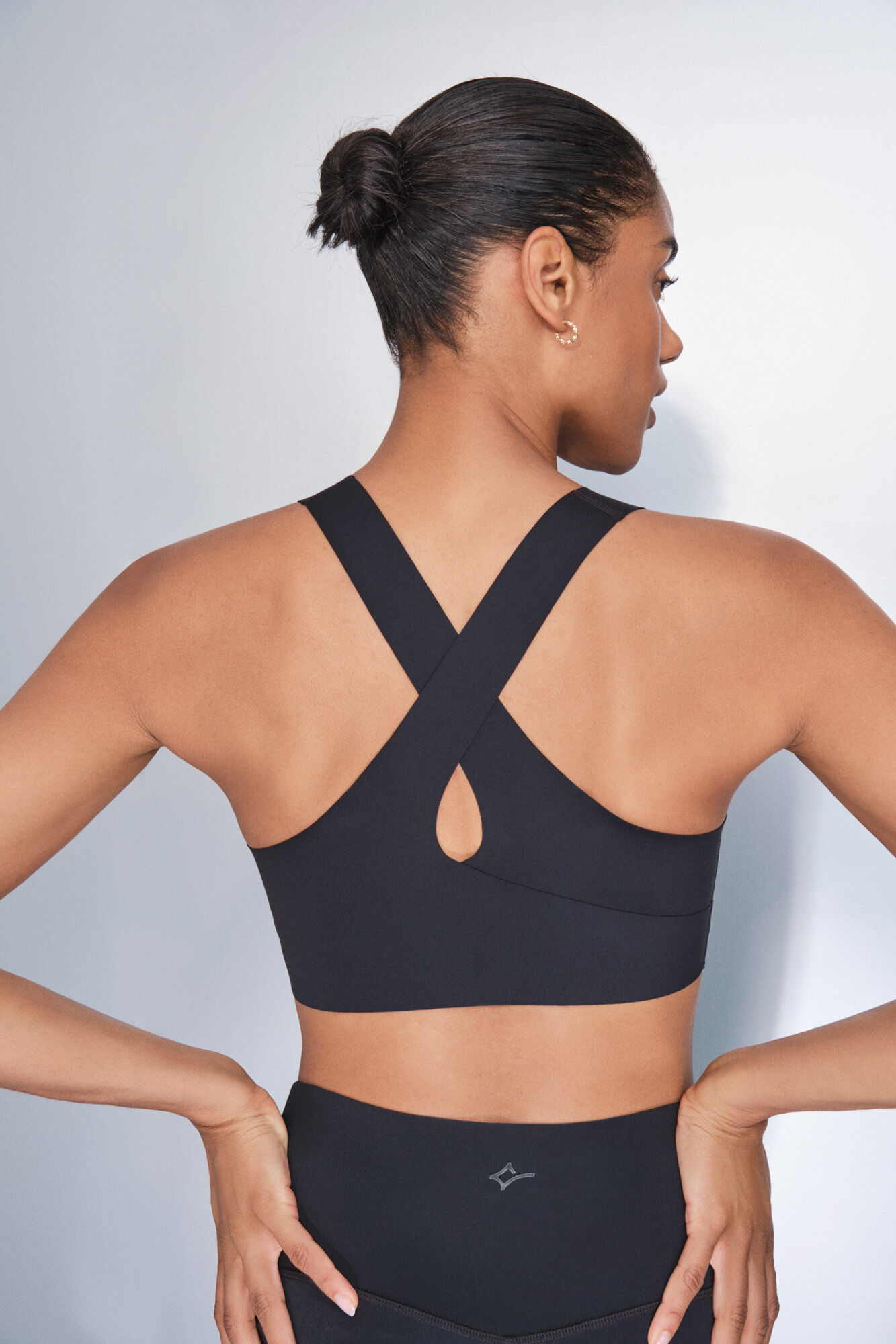 Dash and Stars Sujetador deportivo COMPRESSIVE negro