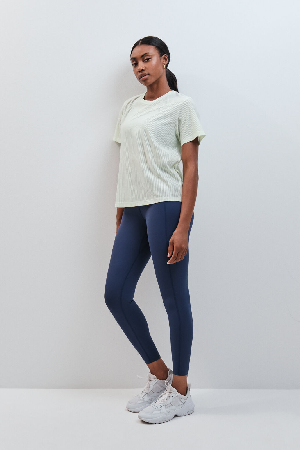 Dash and Stars Leggings COMPRESSIVE largo azul