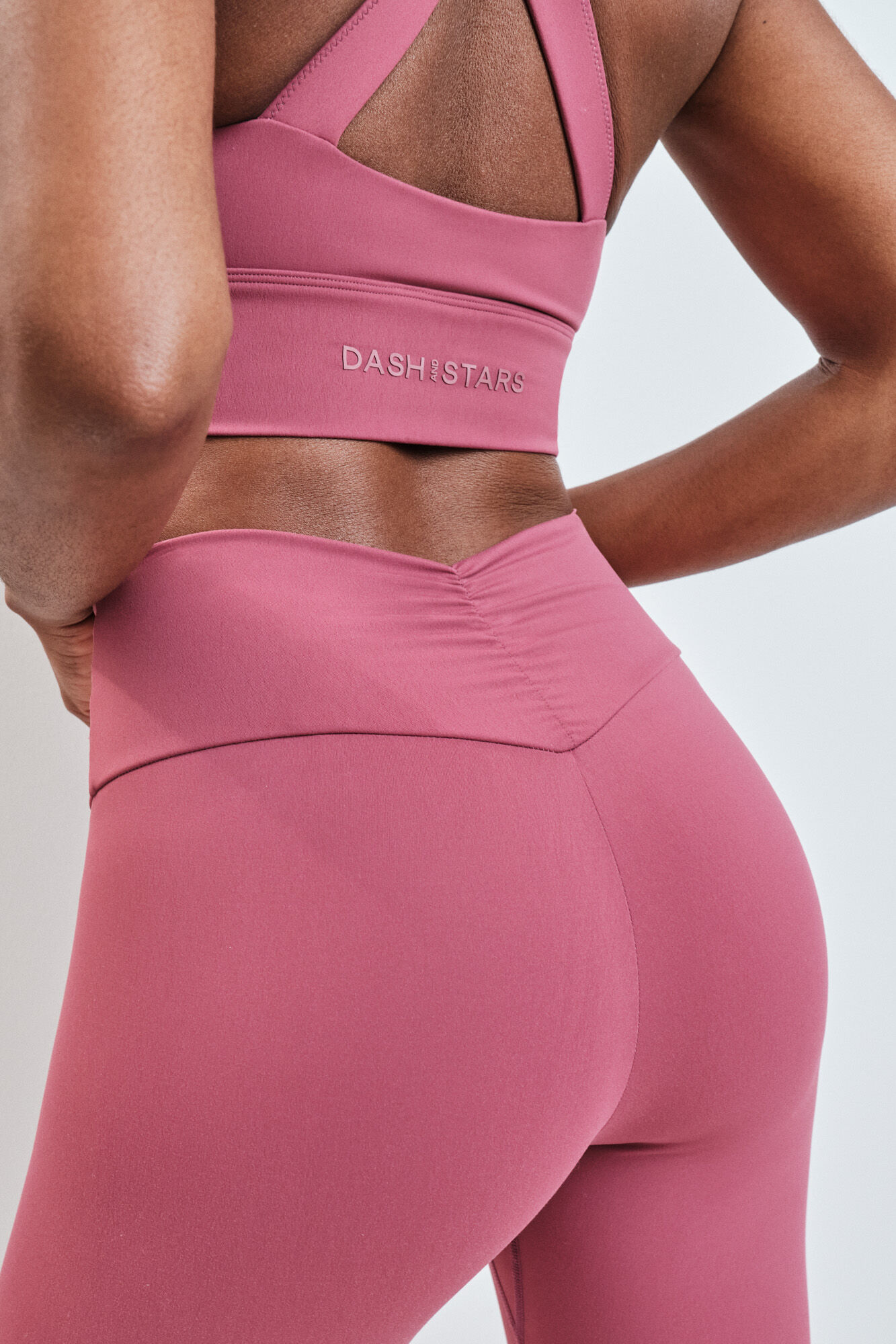 Dash and Stars Pink long leggings SOFT MOVE pink
