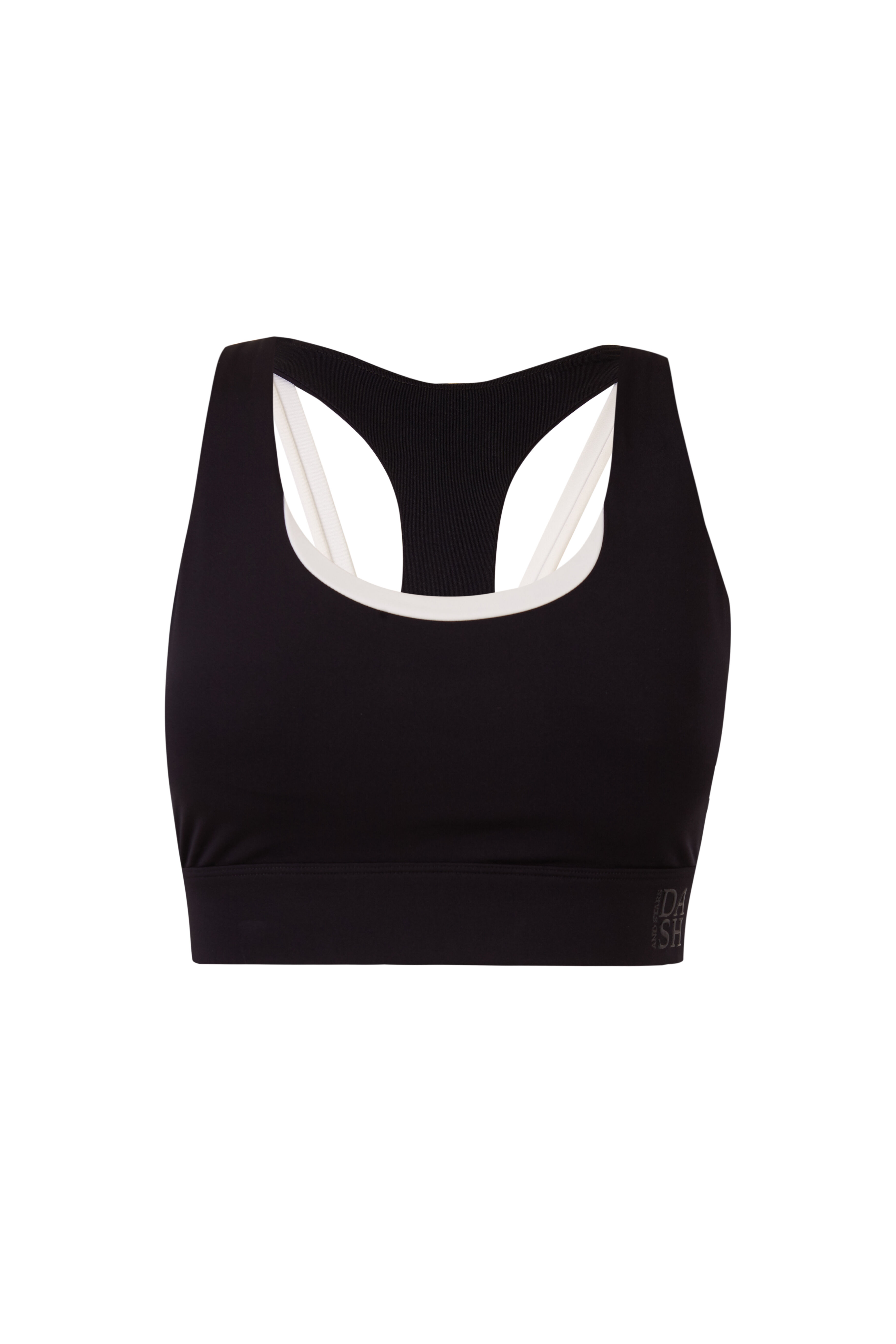 Dash and Stars Sujetador deportivo negro 4D STRECTH negro