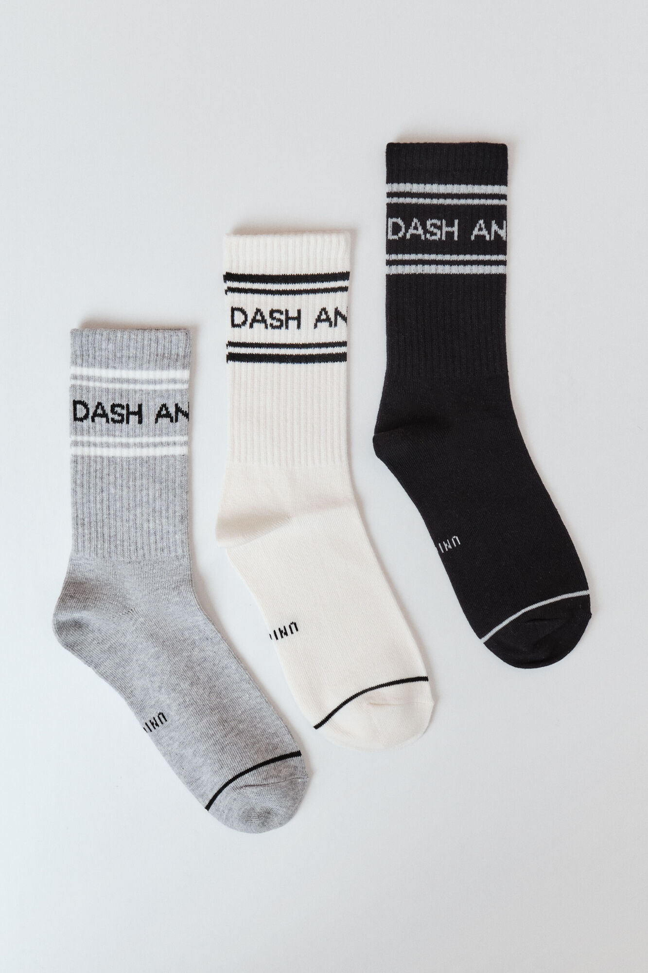 Dash and Stars Pack 3 calcetines medios algod&oacute;n