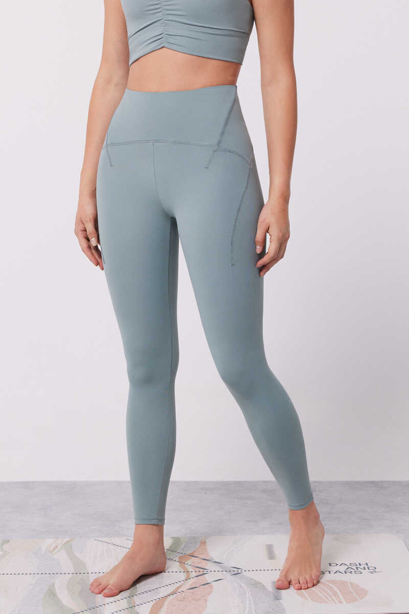 Grey Soft Move leggings, Women's trousers