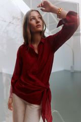 Hoss Intropia Striped blouse Cosette Red