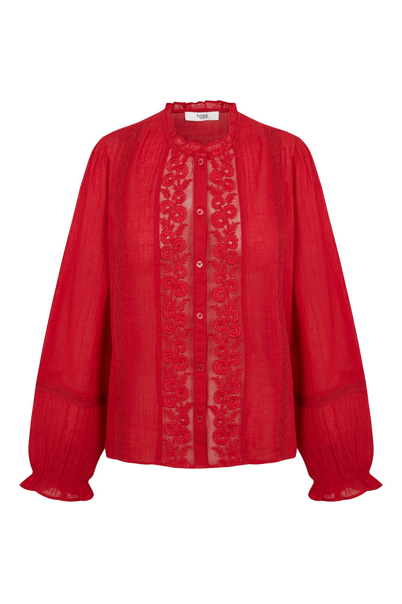 Hoss Intropia Romantic blouse CARIDAD Red