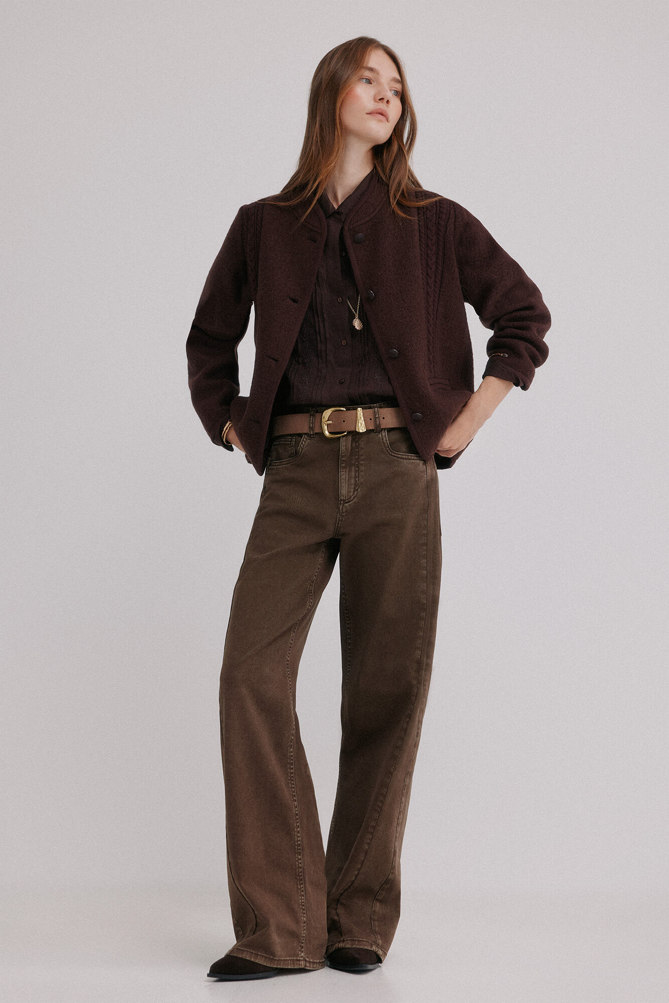 Hoss Intropia Flavia. Austrian jacket Brown