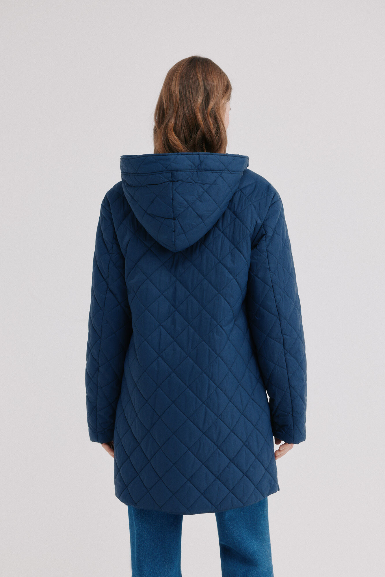 Hoss Intropia Daneris. Chaqueta midi Azul marino