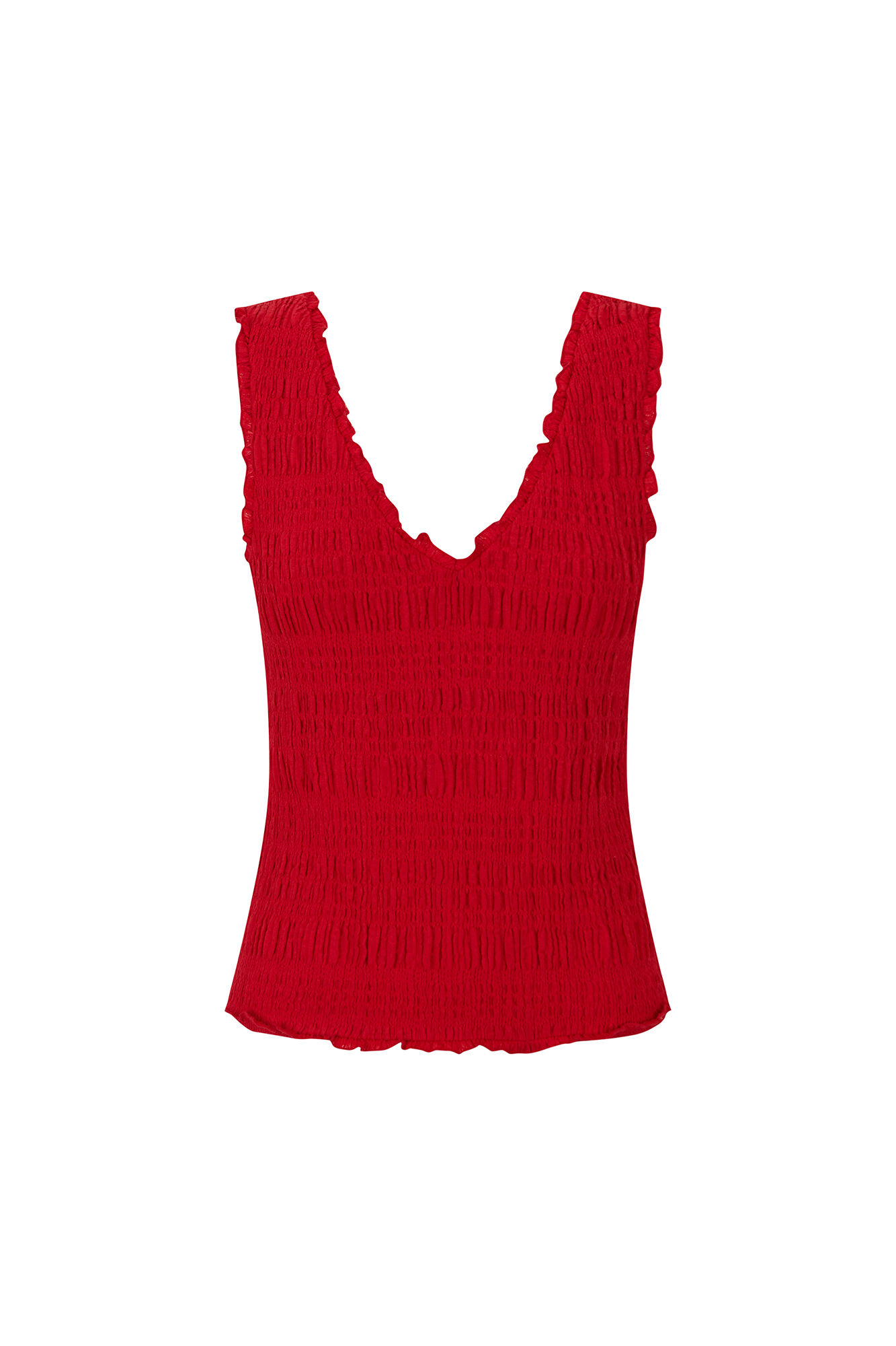 Hoss Intropia Mercedes. T-shirt franzida Vermelho