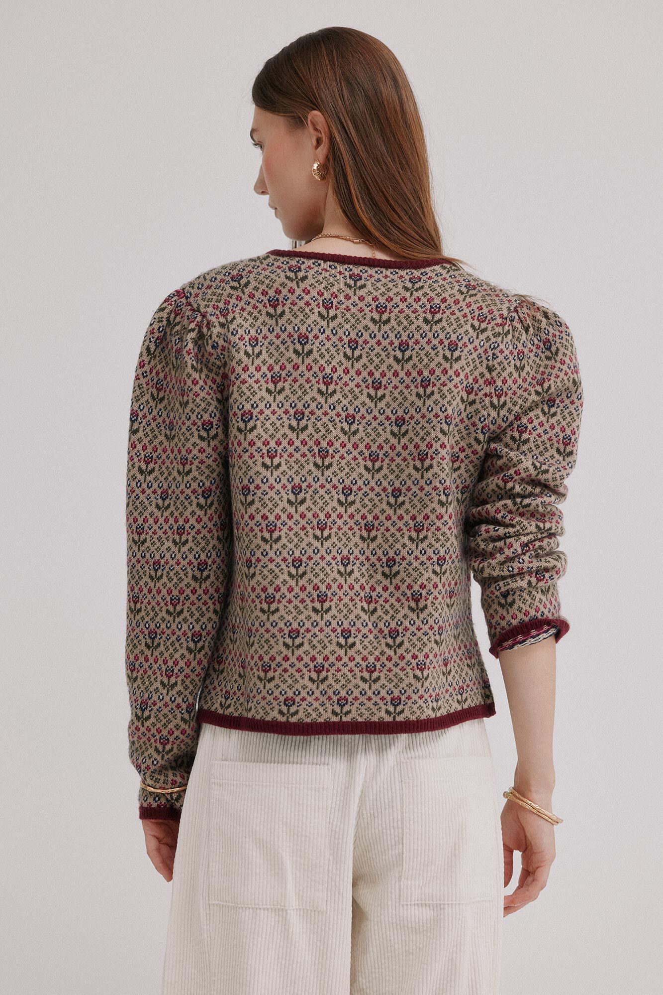 Hoss Intropia Isela. C&aacute;rdigan jacquard Multicolor