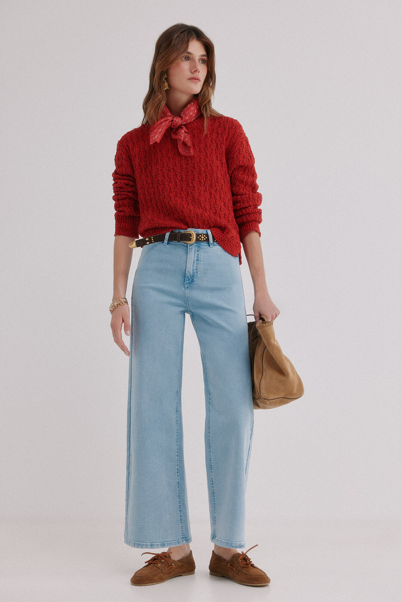 Hoss Intropia B&aacute;rbara. Vaqueros wide leg