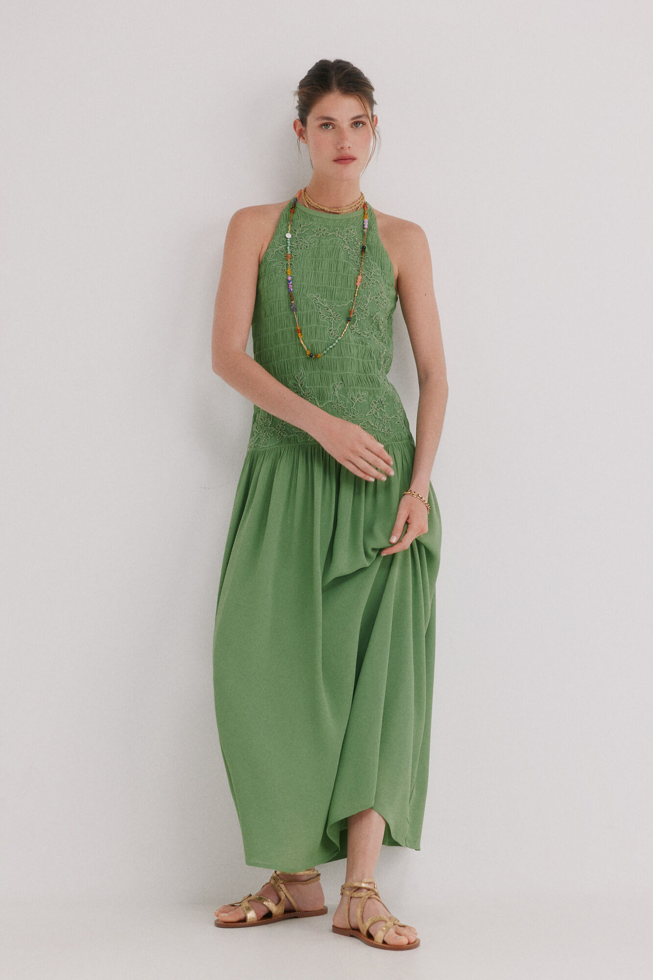 Hoss Intropia Adara. Fluid dress Green