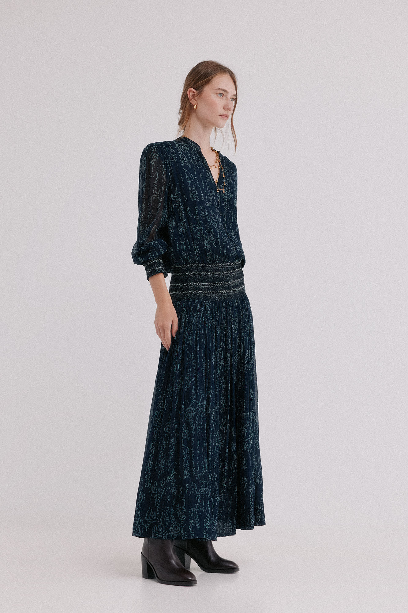 Hoss Intropia Altea. Vestido estampado