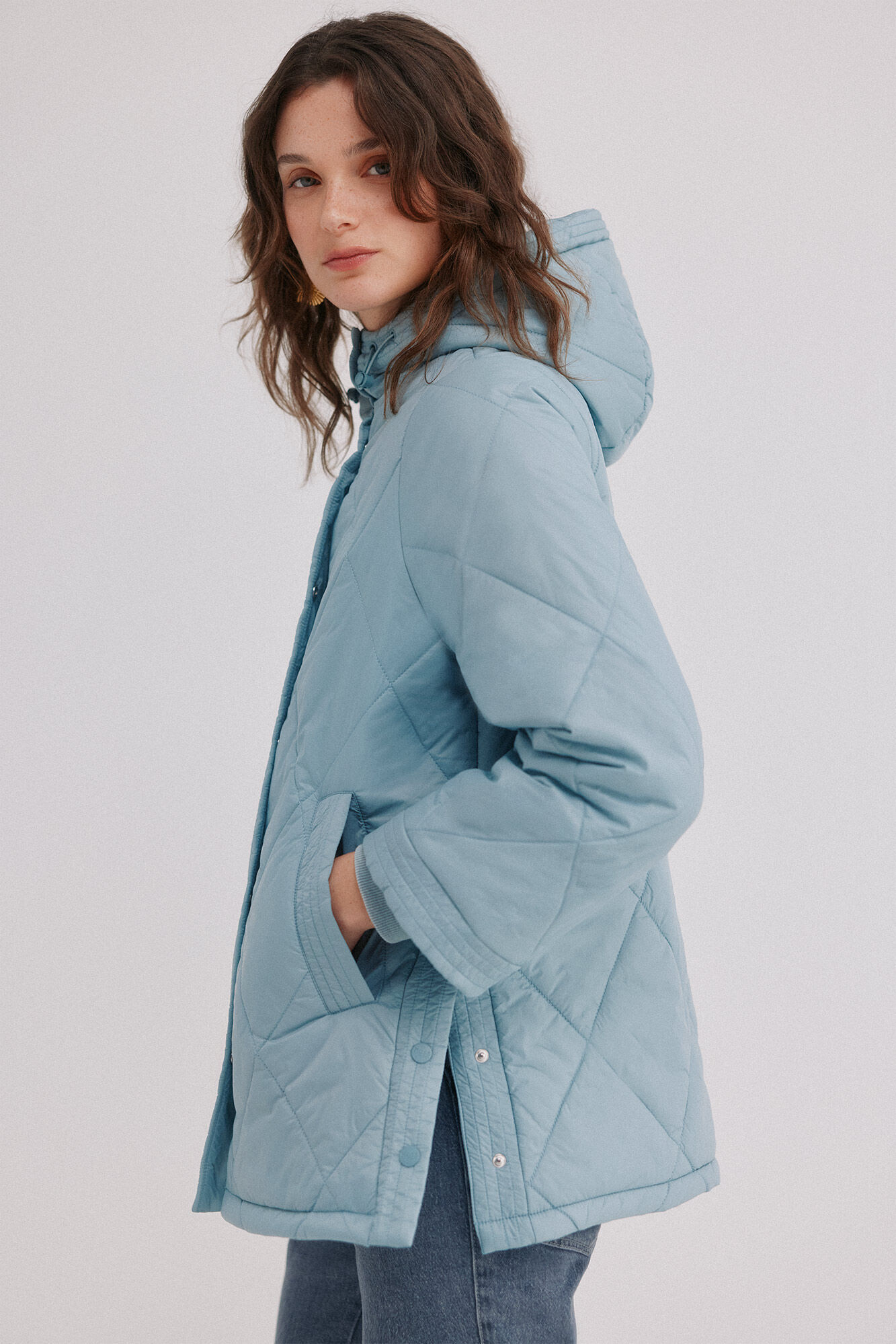 Hoss Intropia Dahlia. Deportiva acolchada Azul