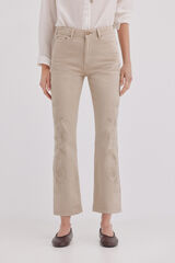 Hoss Intropia Betsy. Jeans bootcut Marfil