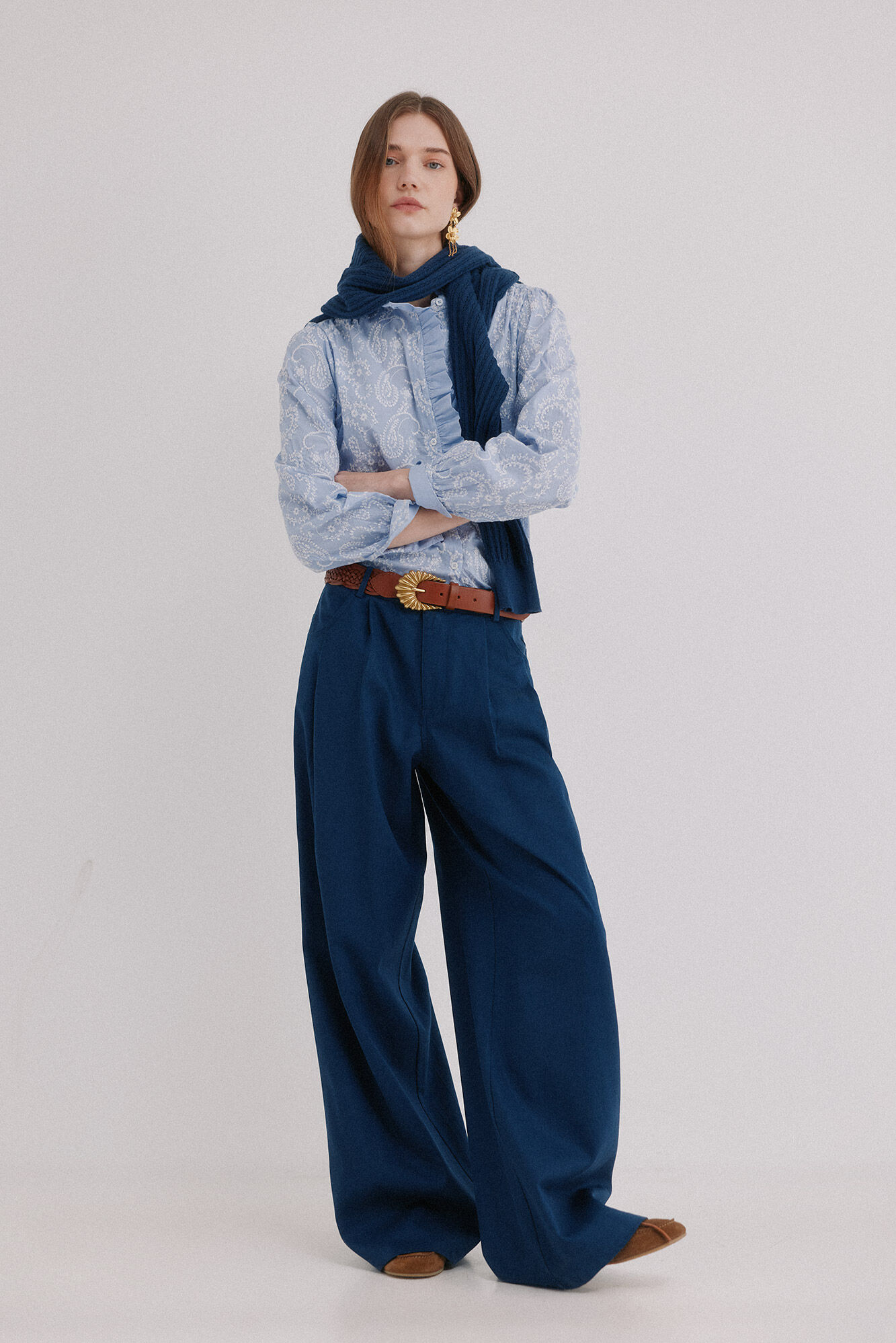 Hoss Intropia Petra. Pantalones corte ancho