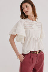 Hoss Intropia Mafalda. Camiseta escote redondo Beige