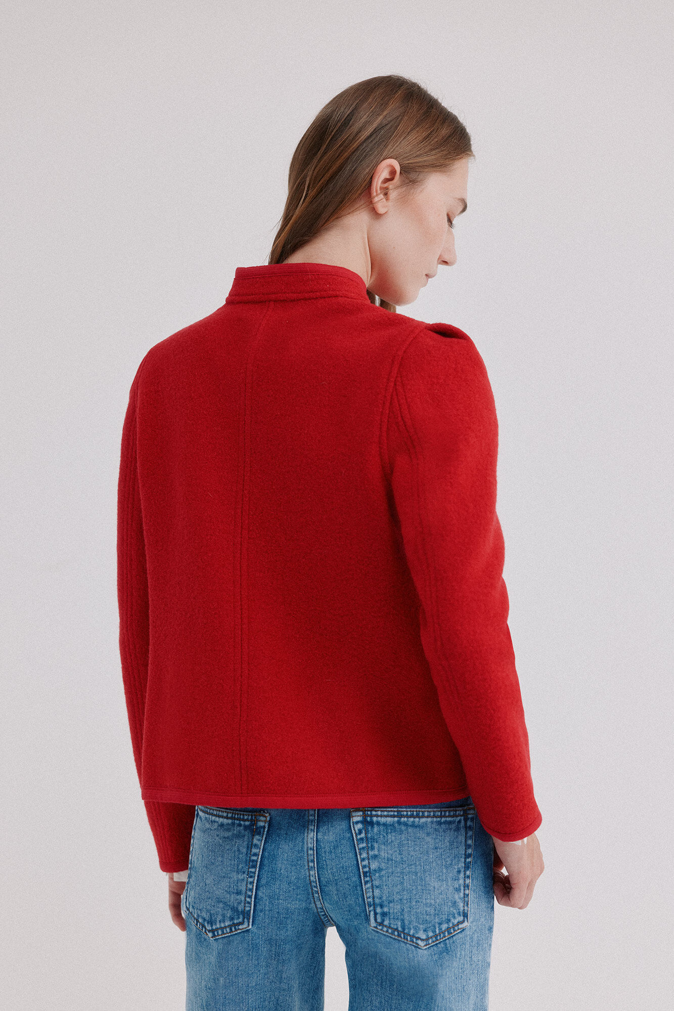 Hoss Intropia Francia. Chaqueta austriaca rojo