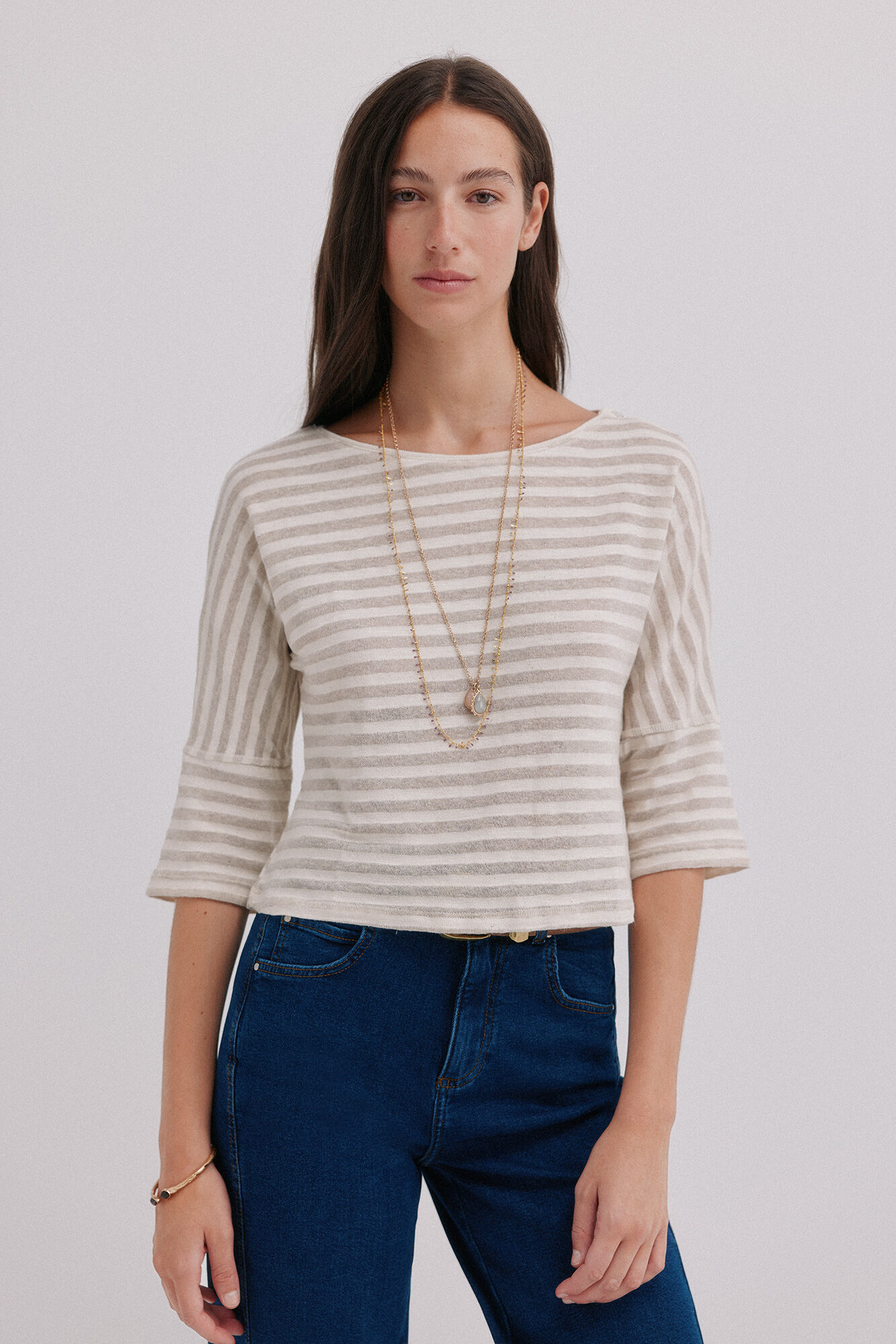 Hoss Intropia Mireia. Camiseta de manga francesa