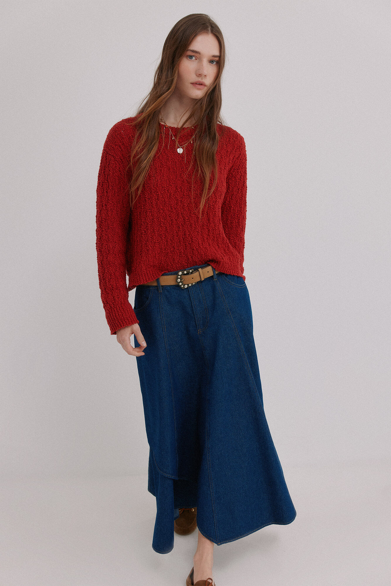 Hoss Intropia Regina. Falda denim