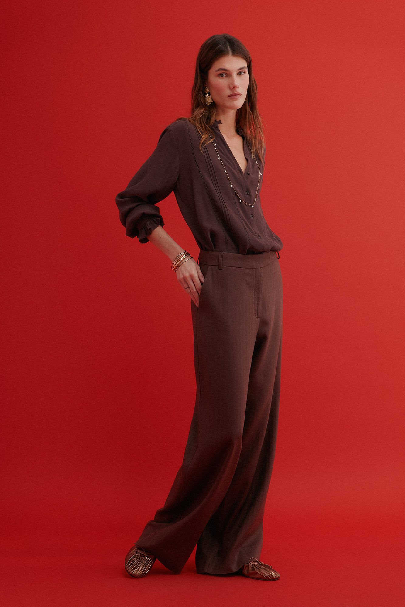 Hoss Intropia Pepa. Pantal&oacute;n corte recto