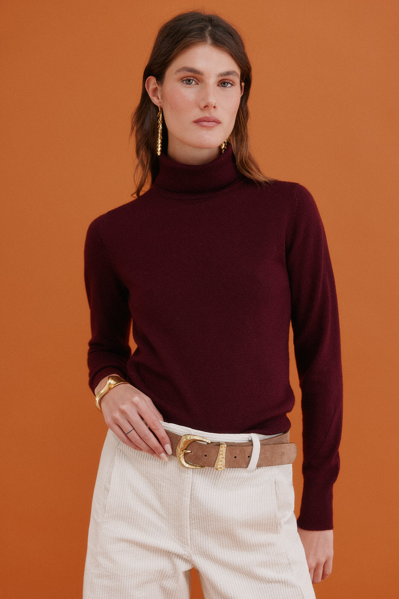 Hoss Intropia Ilse. Jersey cuello vuelto