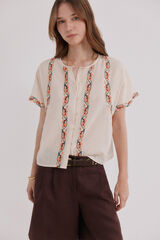 Hoss Intropia Cloe. Fluid blouse Ivory