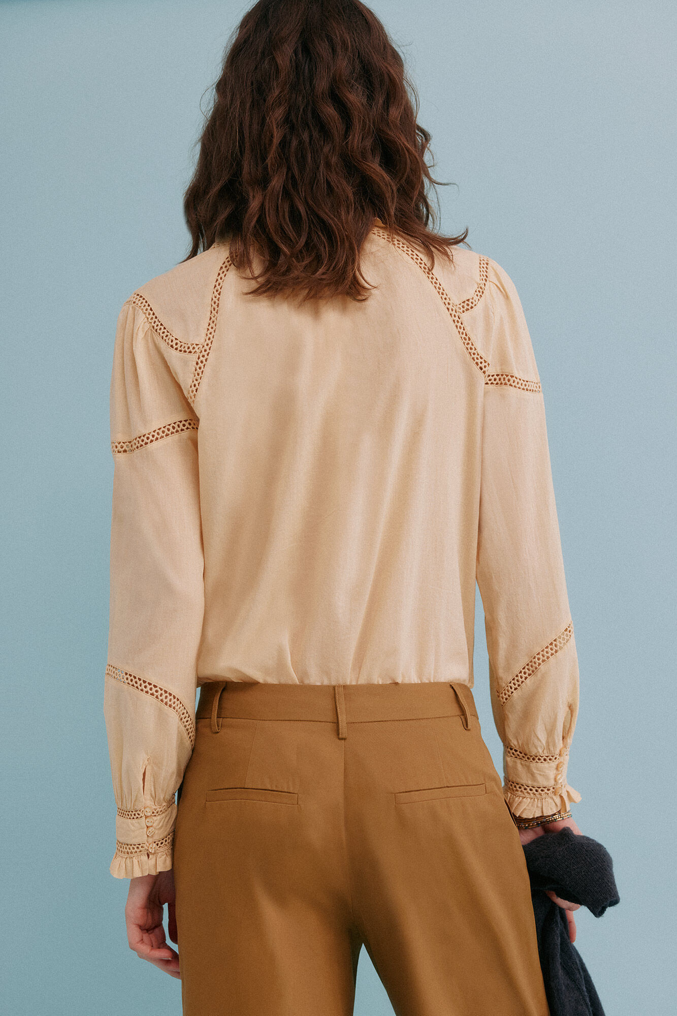 Hoss Intropia Romantic blouse Chiara Yellow