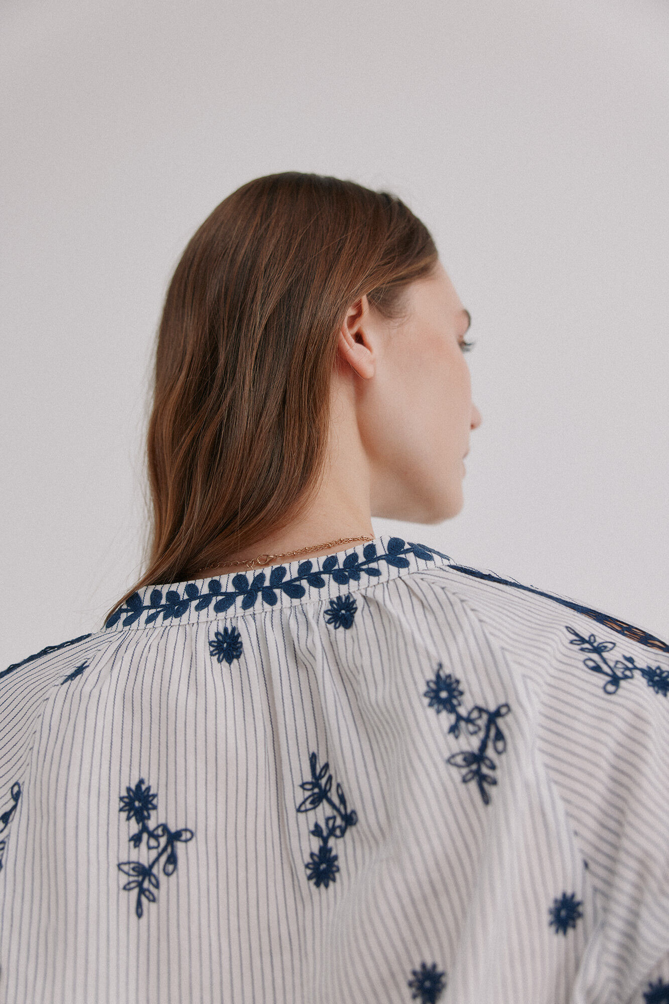 Hoss Intropia Striped blouse Casey Blue