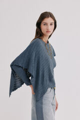 Hoss Intropia Iria.Jersey tipo capa Gris