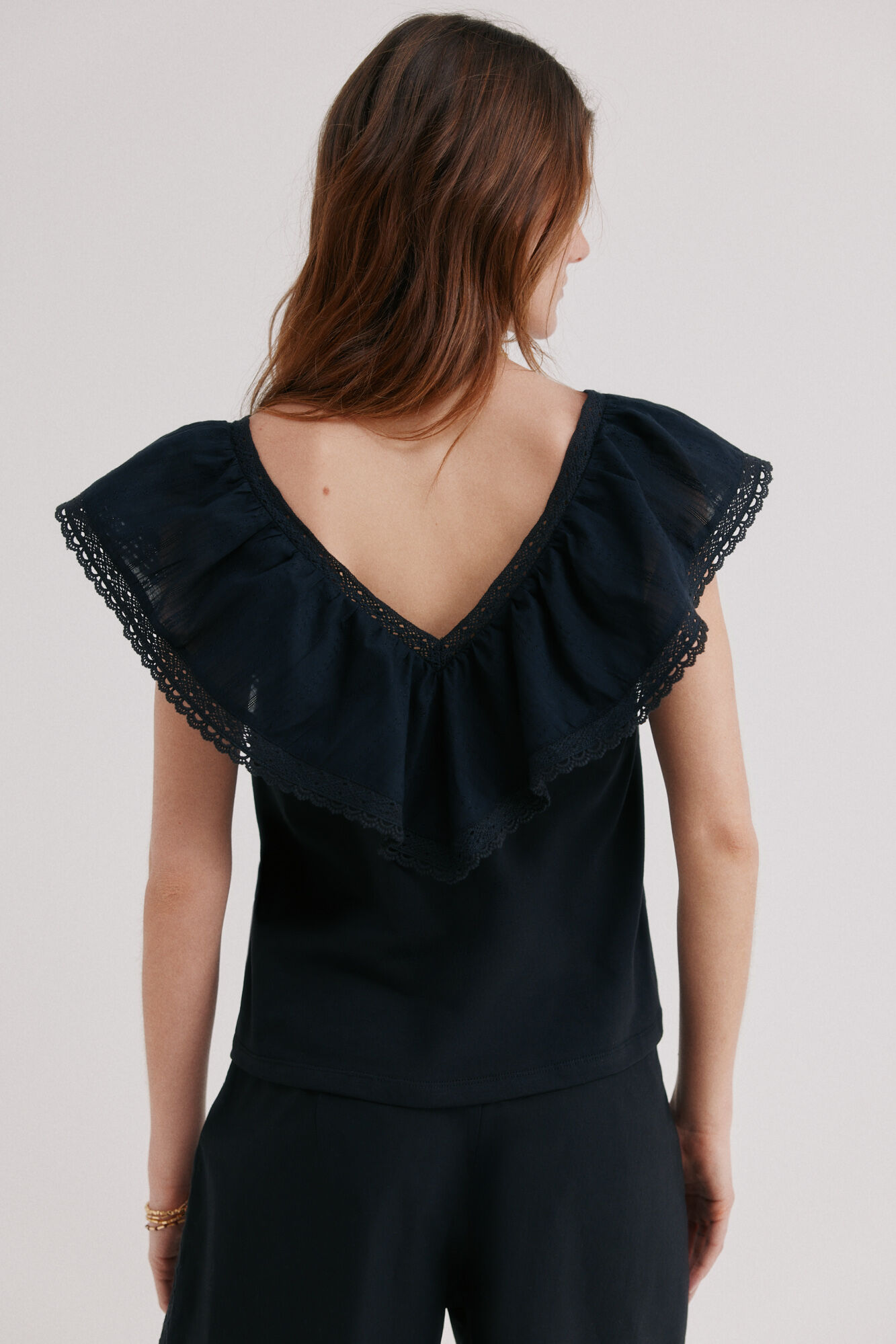 Hoss Intropia T-shirt com folho Malaika Preto