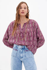 Hoss Intropia Esmeralda. Printed blouse Purple