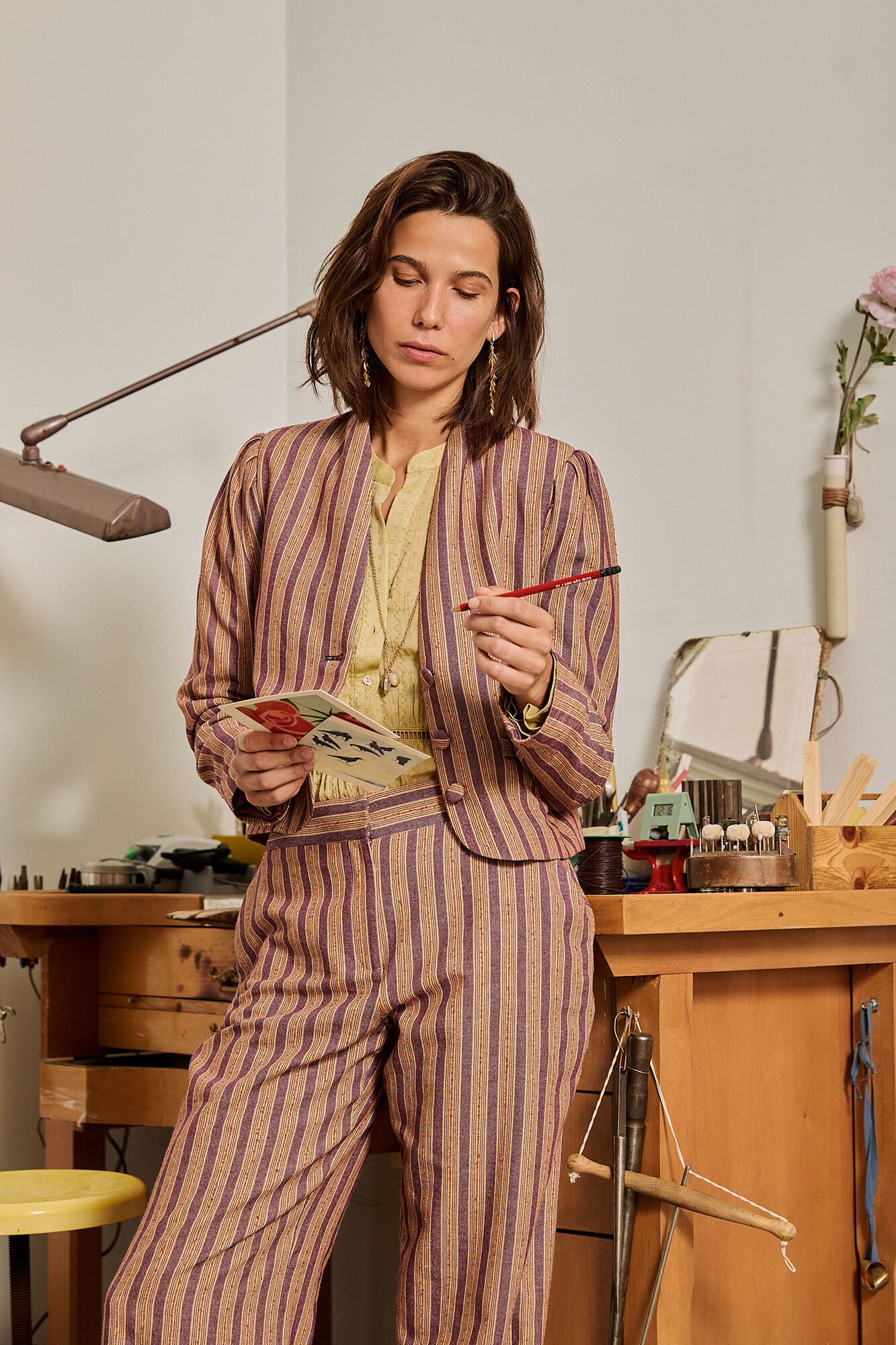 Hoss Intropia Phoebe. Pantal&oacute;n a rayas