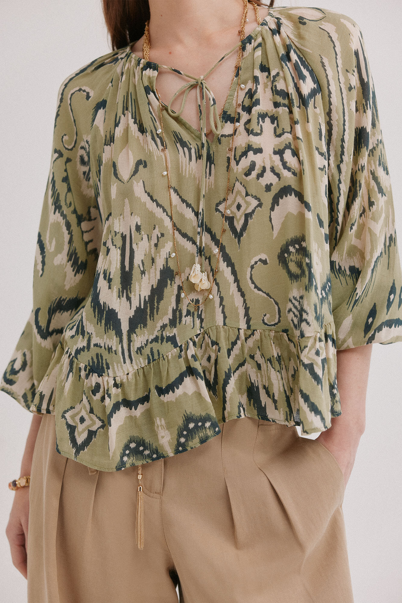 Hoss Intropia Camer&oacute;n. Blusa estampada