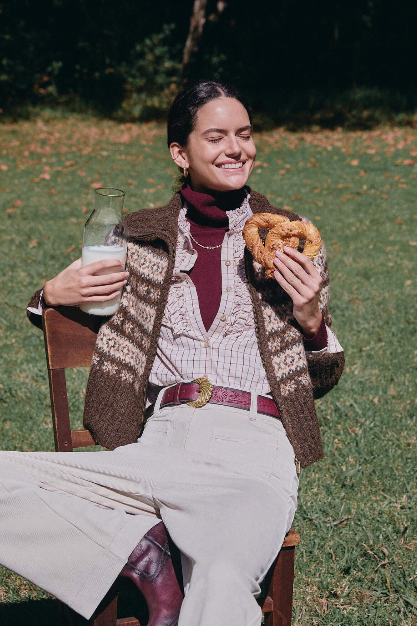 Hoss Intropia Inola. C&aacute;rdigan grecas