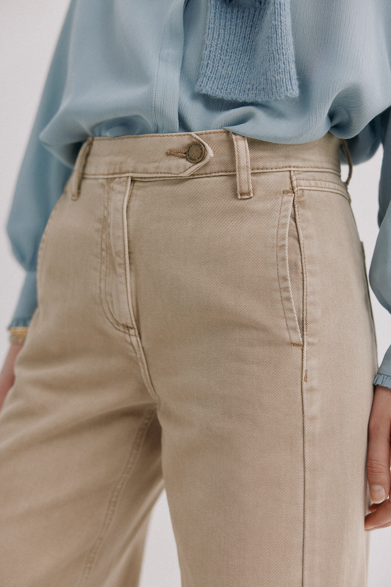 Hoss Intropia Belma. Vaquero recto Camel