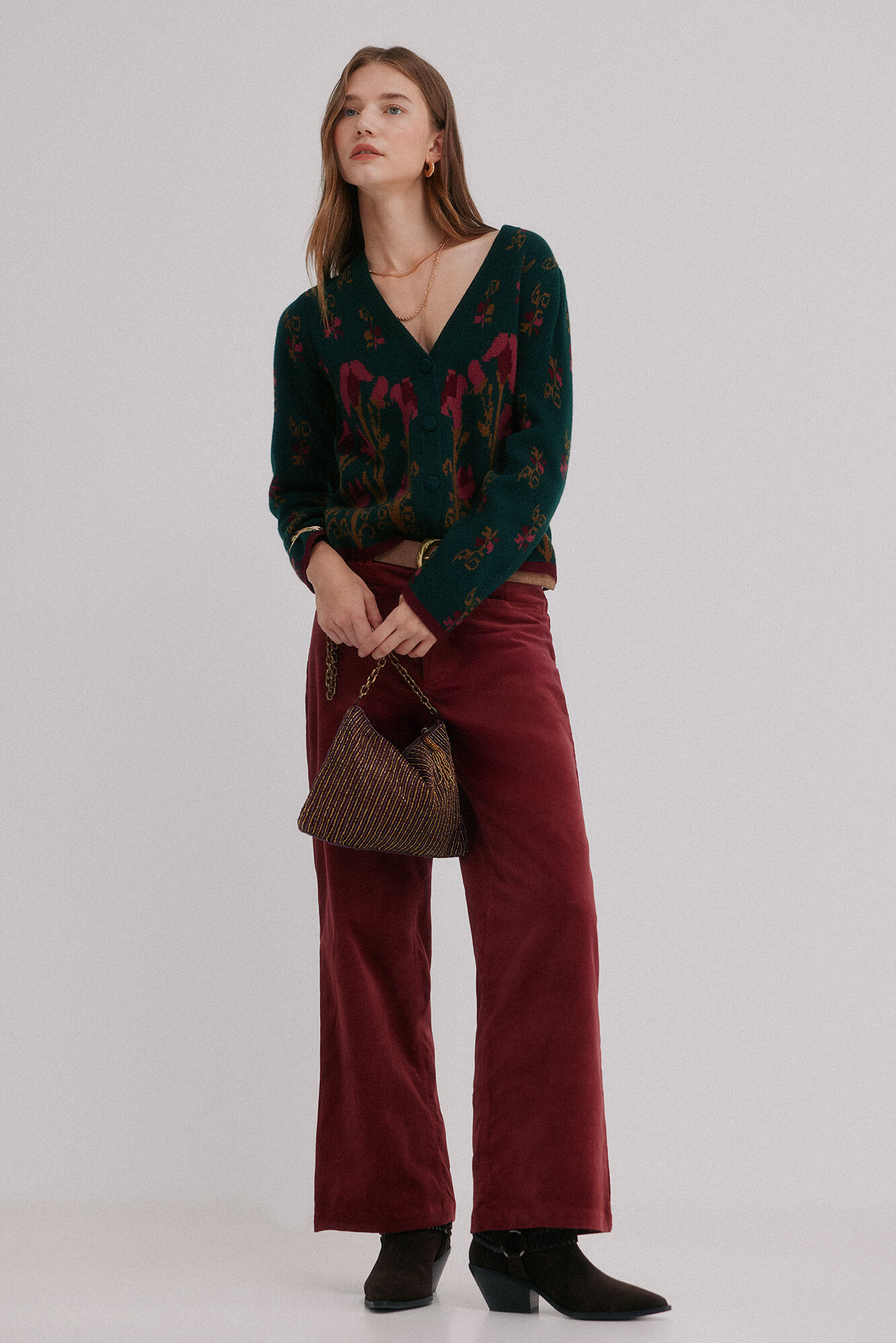 Hoss Intropia Itzel. C&aacute;rdigan jacquard