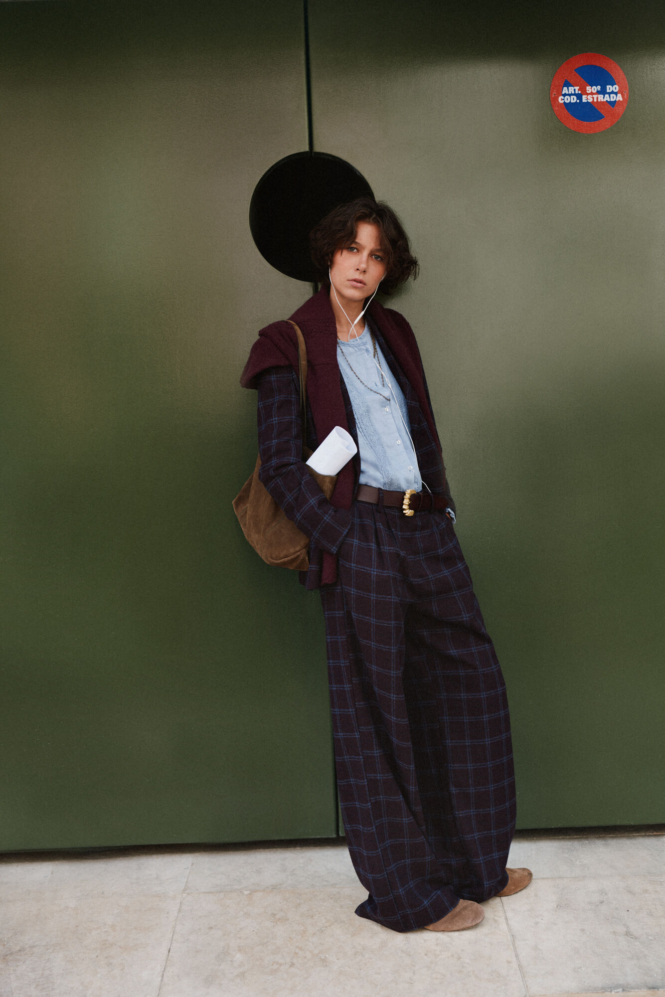 Hoss Intropia Peony. Pantal&oacute;n cuadros
