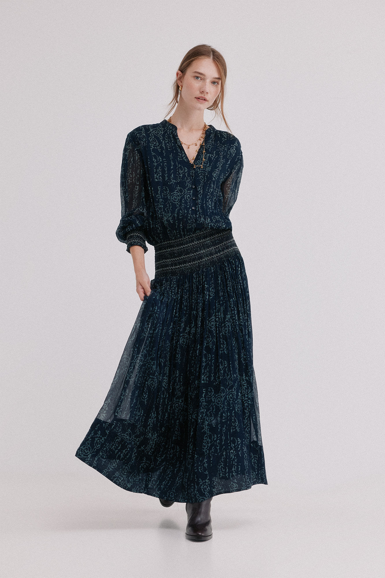 Hoss Intropia Altea. Vestido estampado Multicolor