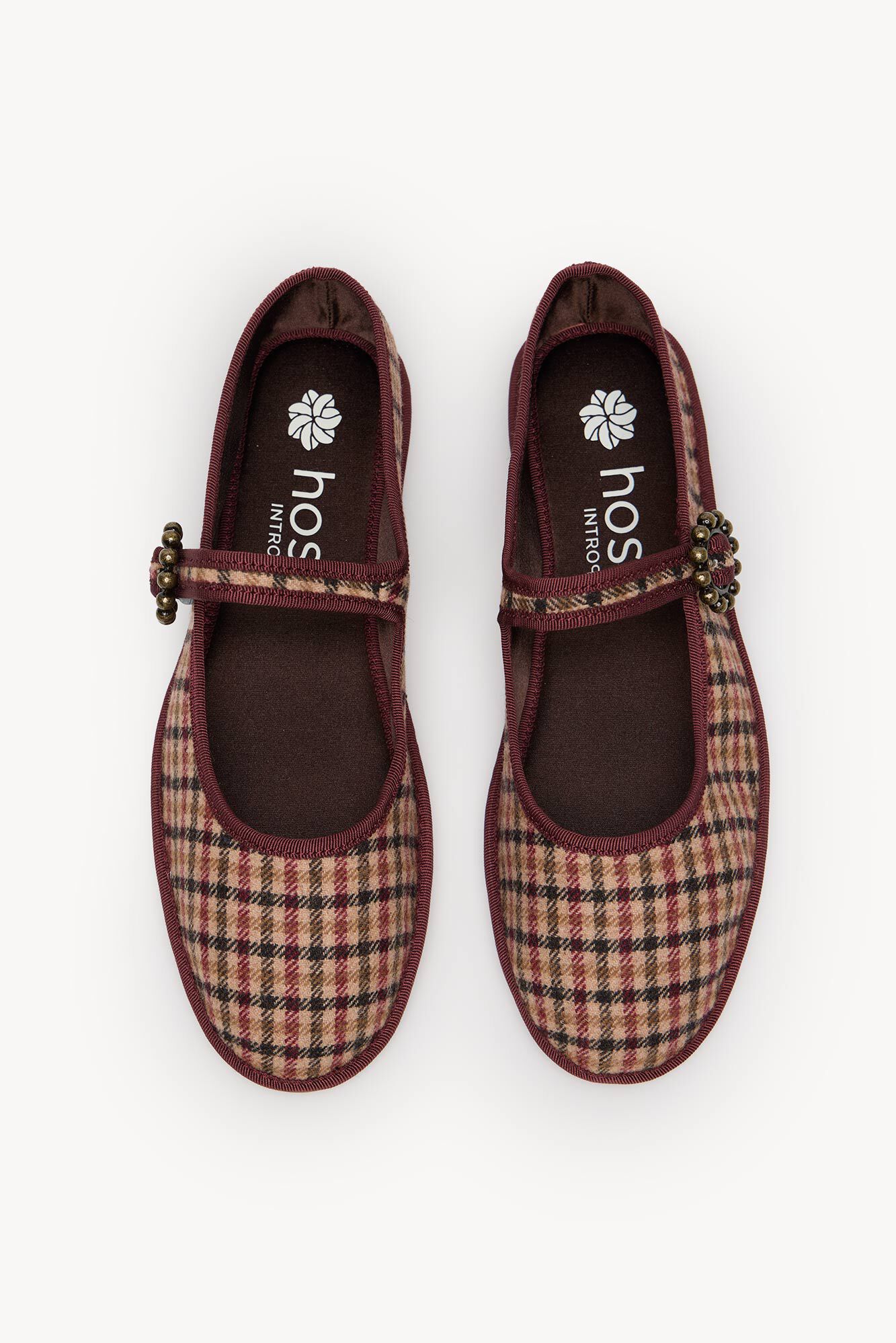 Hoss Intropia Gala. Venecianas de terciopelo de cuadros