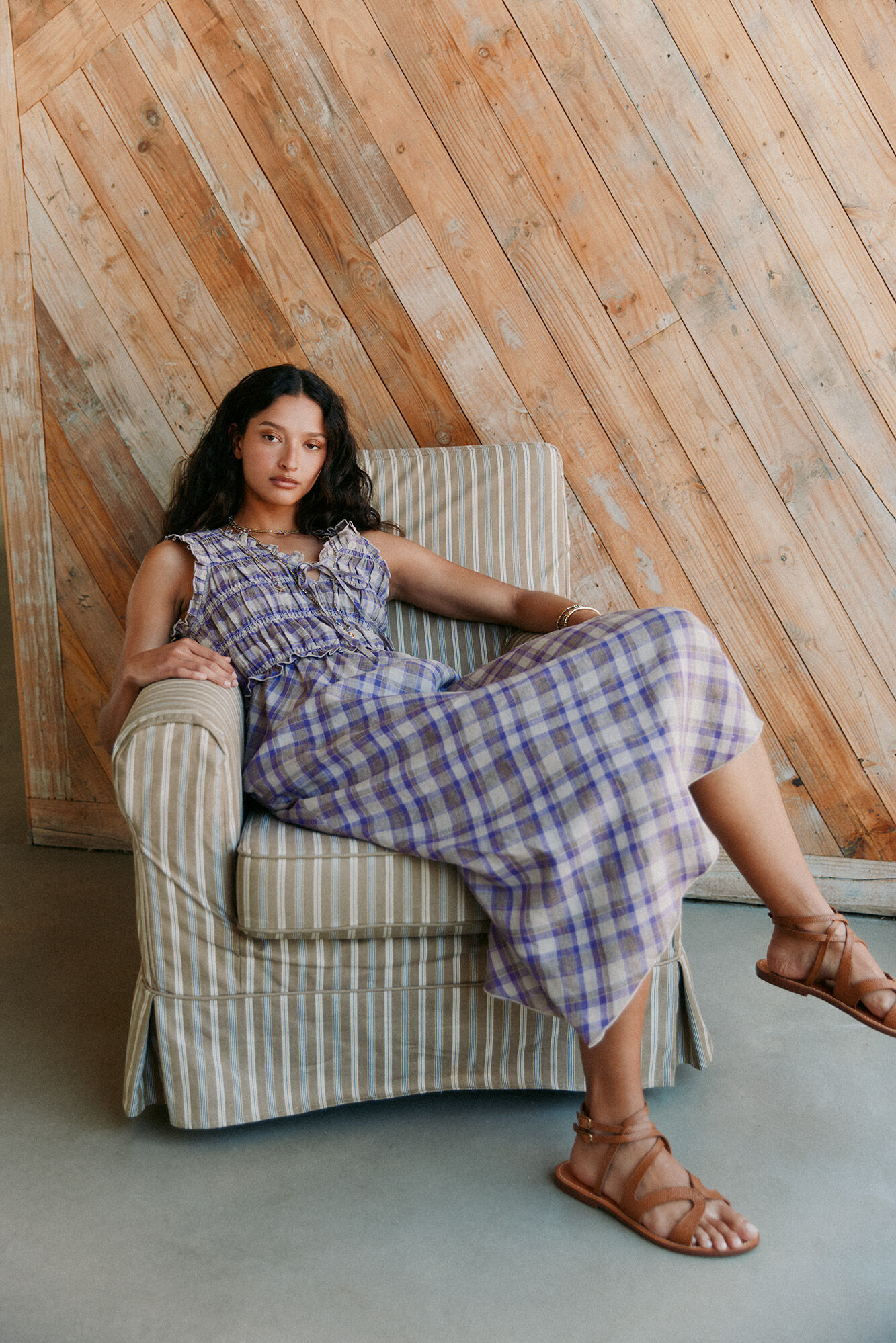 Hoss Intropia Ashley. Vestido cuadros