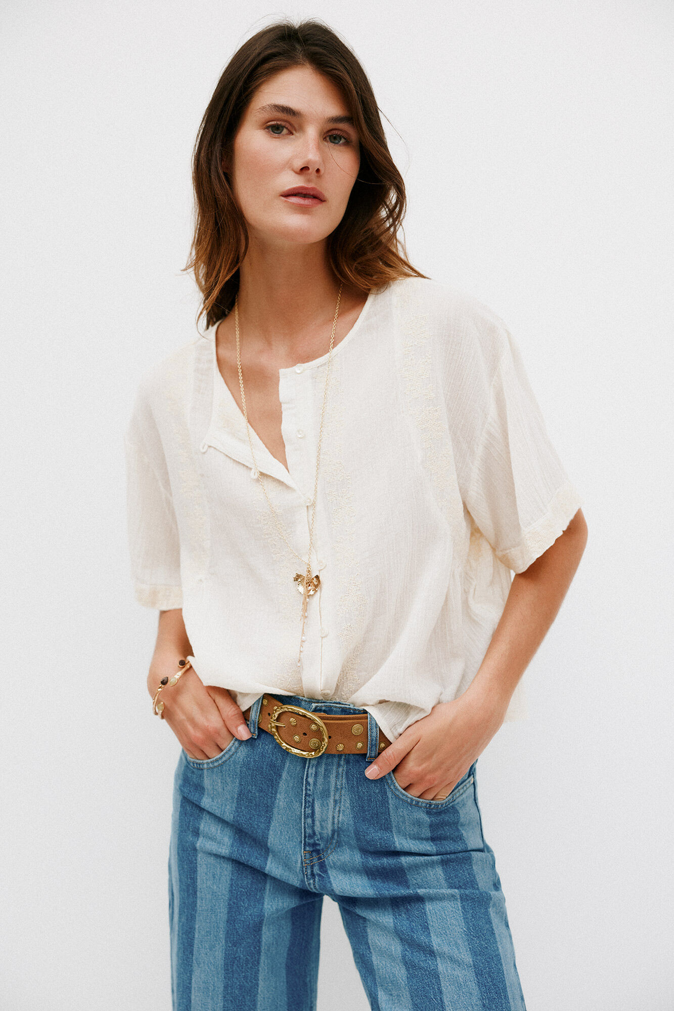 Hoss Intropia Gemma. Blusa rom&aacute;ntica