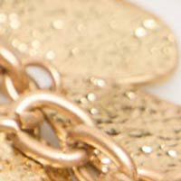 Hoss Intropia Lucy. Gold-plated link necklace Gold