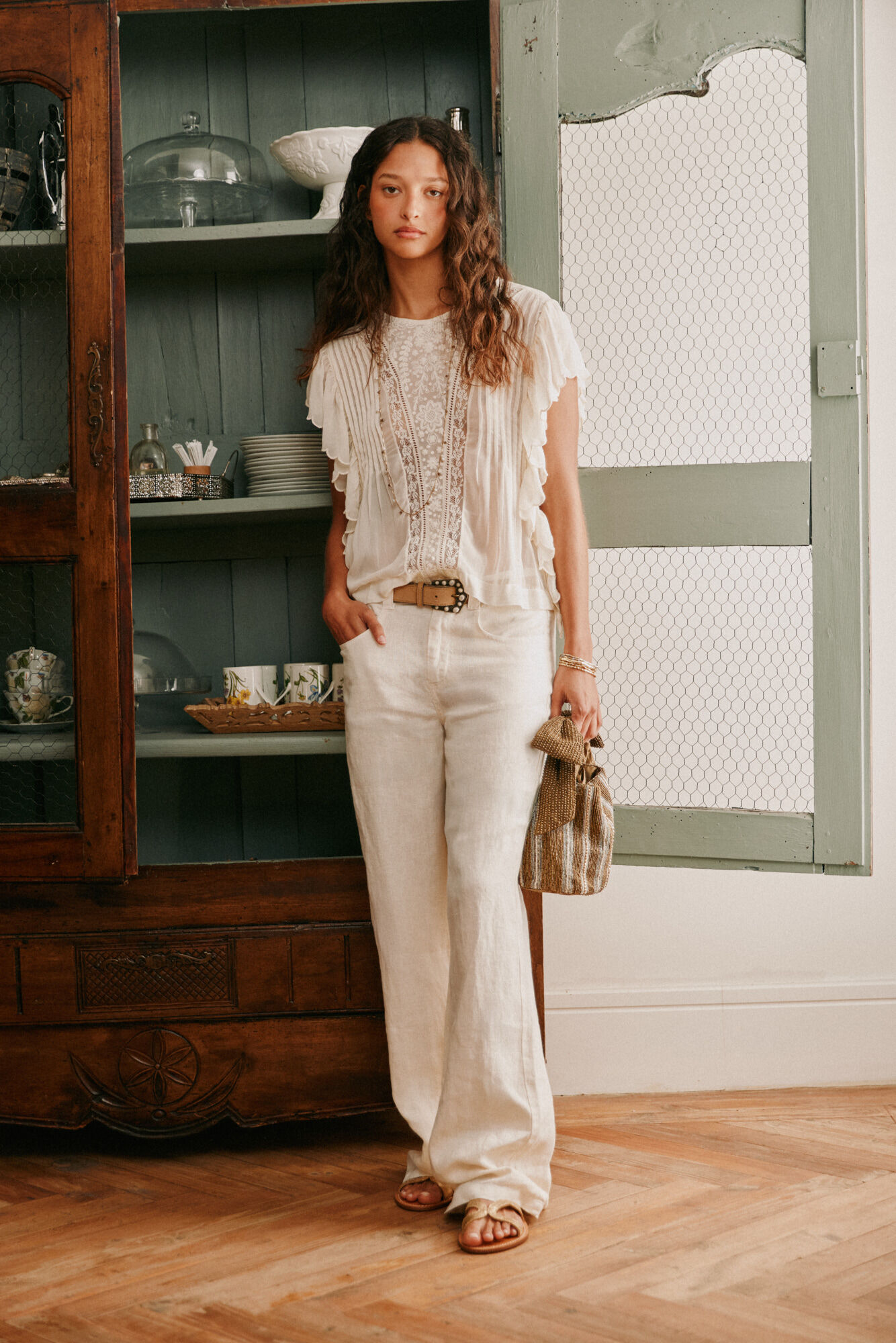 Hoss Intropia Paupa. Pantal&oacute;n de lino