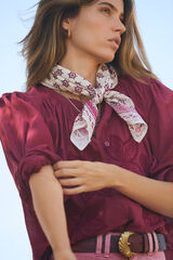 Hoss Intropia Miranda. Fular bandana estampada rojo