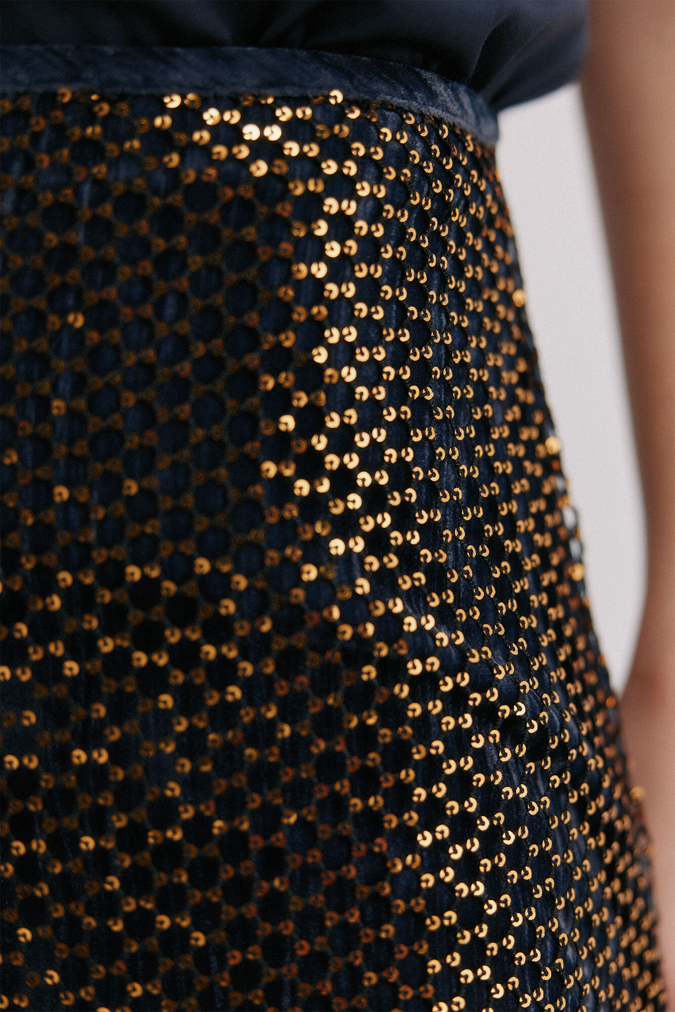 Hoss Intropia Riley. Falda lentejuelas Multicolor