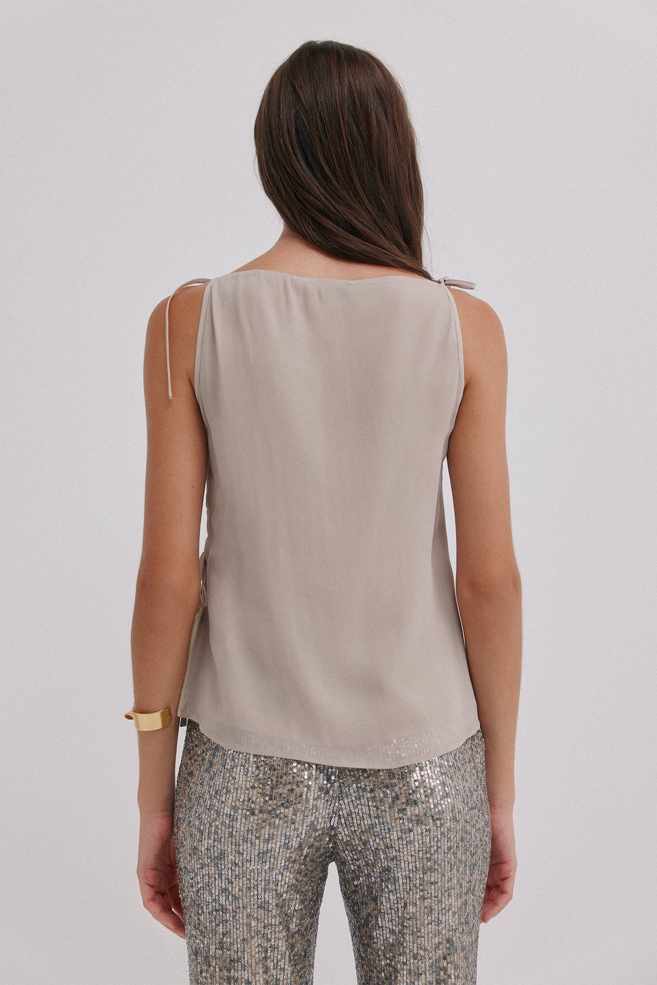 Hoss Intropia Colette. Romantic top Gray